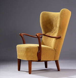 Dansk møbelproducent. Lænestol. 