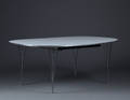 Piet Hein  Bruno Mathsson. Super Ellipse spisebord med tillægsplader 3