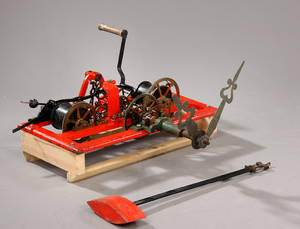 Tårnursværk med slagværk, ca. 1840.