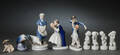 Royal Copenhagen og Bing  grøndahl. Samling figurer af porcelæn 9