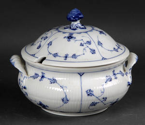 Kgl. P. Musselmalet riflet terrin