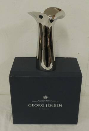 Georg Jensen Vas Höjd 22cm Nyskick