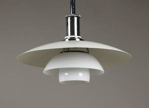 Poul Henningsen. PH 4½ 4 pendel, uoriginal overskærm 