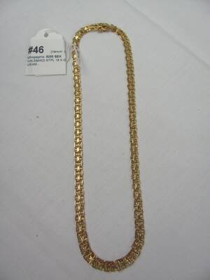 HALSBAND STPL 18 K GULD, VIKT 20,9 GRAM