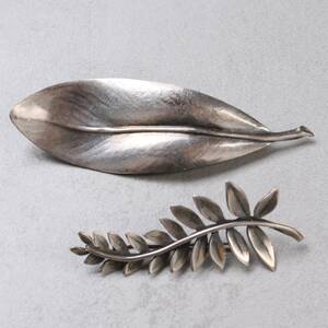 BROSCHER, 2st, silver