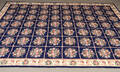 Matta, broderad, omkring 1900-talets mitt, ca 405x280 cm