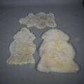 3 lammullsskinn