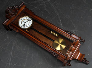 Vægur af mahogni ca. 1900