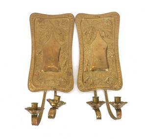 Ljusplåtar ett par, 181900-tal