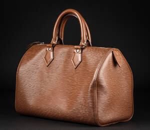 Louis Vuitton. Håndtaske. Brunt Epi læder. Model Speedy 30
