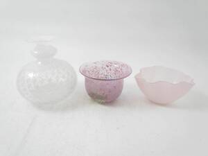 Vas  skålar, 3 delar