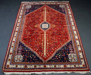 Orientalsk tæppe, uld på bomuld, 207 x 197 cm.