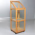DISPLAYKABINETT, furu  glas