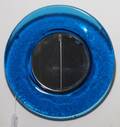 PUKEBERG SPEGEL I GLAS DIAMETER 33 CM
