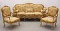 Salongsgrupp, 3 delar, rokokostil 3
