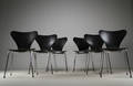 Arne Jacobsen. Seks stole 7eren. Model 3107 6