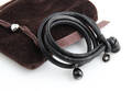 Ole Lynggaard. Sweet drop armbånd med charm af sort onyx med brillant