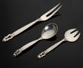 Georg Jensen. KongeAcorn bestikdele af sterlingsølv. 3 