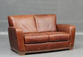 Natuzzi. To-personers sofa af læder