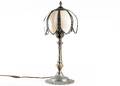 BORDSLAMPA, med tiffany skärm 