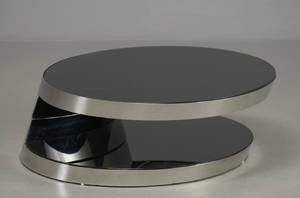 Sofabord af rustfrit poleret stål
