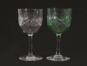 Vitvinsglas 21 delar, 1900-talets första hälft