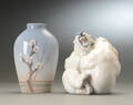 Royal Copenhagen og Bing  Grøndahl. Isbjørne og vase 2