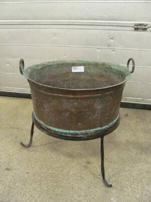 KOPPARKITTEL DIAM 45 CM PÅ SMIDESSTÄLL