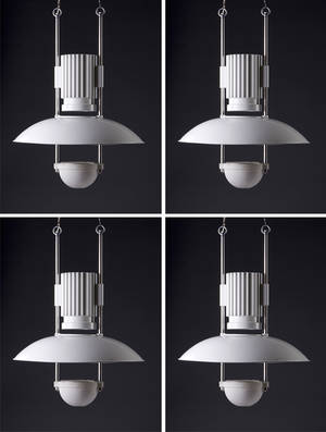 Louis Poulsen Fire pendler model Airport, H ca. 80 cm 4