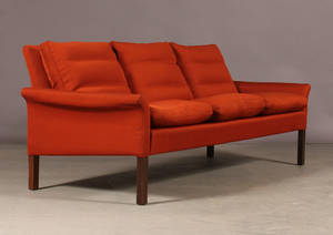 Tre-pers. sofa, dansk møbelproducent