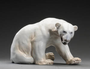 Kgl. Porcelæn. Figur, Isbjørn 