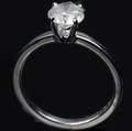 Solitaire ring ca. 1.00 ct.