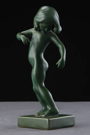 Kai Nielsen. Figur af lertøj, Venus Kalipygos
