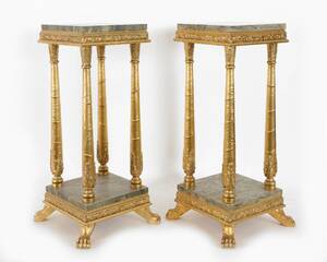 Piedestaler ett par, empirestil, 1900-tal