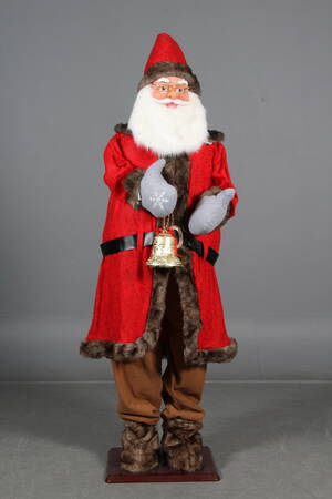 Elektrisk julemand 190 cm. Med bevægelse og musik Denne vare er sat til omsalg under nyt varenummer 5197564