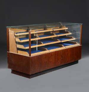 Købmandsdisk, ca. 1950