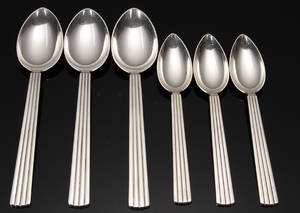 Sigvard Bernadotte for Georg Jensen. Bernadotte skeer, sterlingsølv. 6