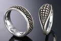 Lene Munthe for Georg Jensen. To moderne ringe i sterling sølv. 2