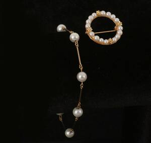 Smycken 2 delar, 18k