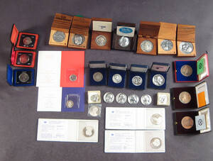 Medaljer samling i sølv
