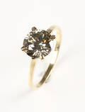 Ring, 14 kt guld, brillant
