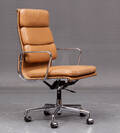 Charles Eames. Kontorstol model EA 219 , softpad læder
