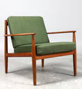 Grete Jalk. Fåtölj, teak