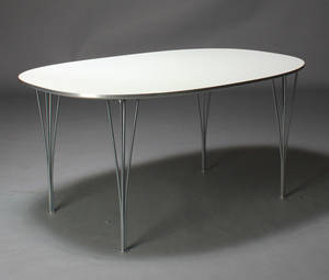 Piet Hein  Bruno Mathsson. Super Ellipse spisebord 
