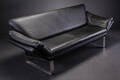Dansk møbelproducent. Sofa, sort læder