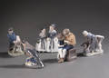 Samling figurer af porcelæn Kgl.P. og BG 5