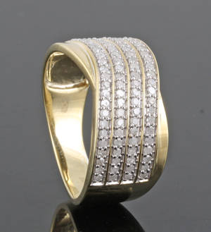 Diamond ring, approx.0.56ct