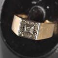 Diamantring i 18K guld