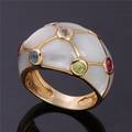 En multicolourring 14 kt. Fiske Peter International.