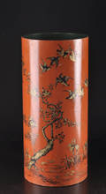Paraplystativ af lakeret metal, Kina 1900-tallet